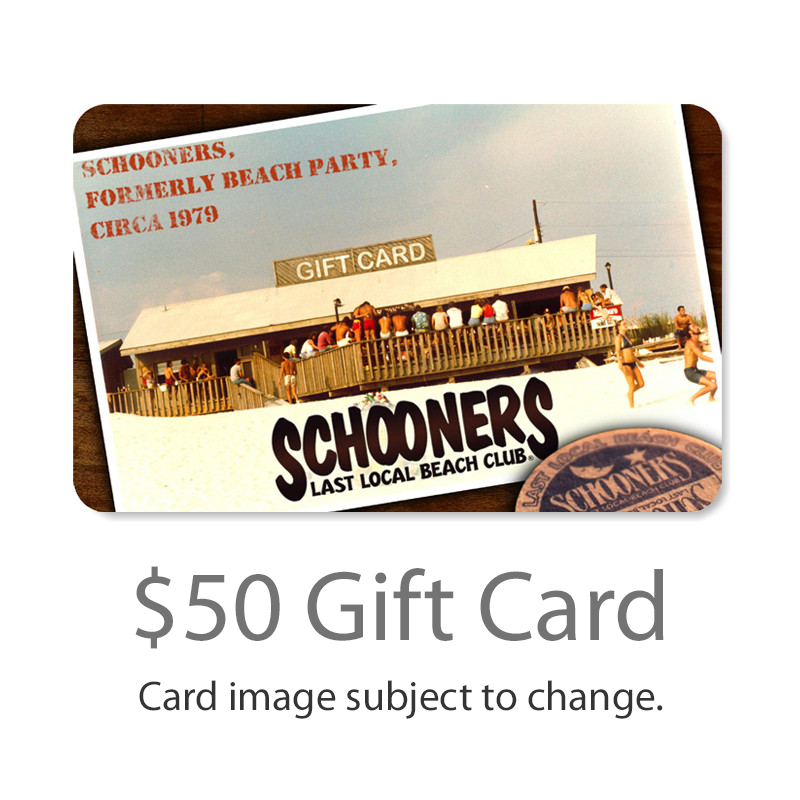 $50 Schooners Gift Card